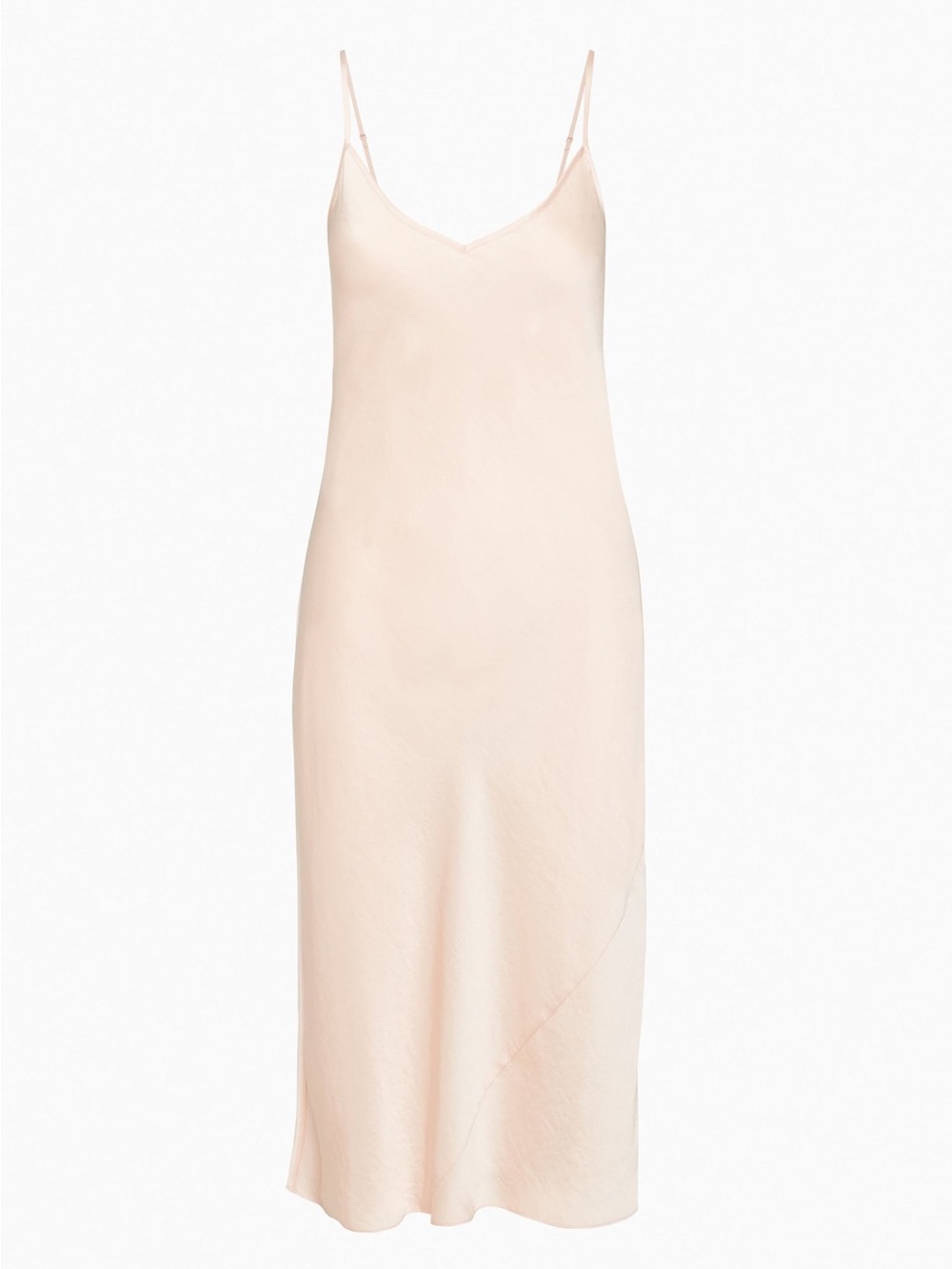 Only Slip Satin Midi Dress